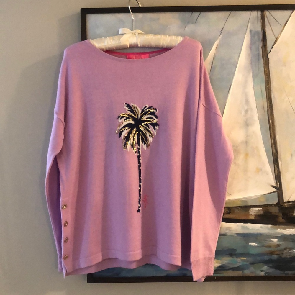 Lilly Pulitzer Palm Tree Sweater